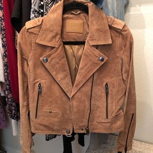 Blank Nyc Suede Moto Jacket